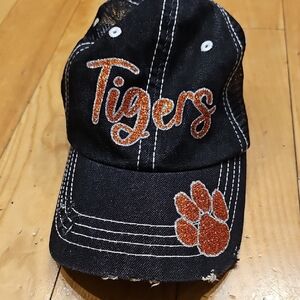 Black and Orange Tigers Hat